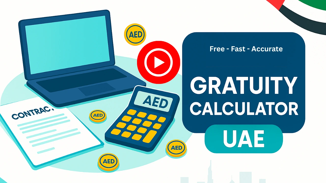 UAE gratuity calculator tutorial thumbnail