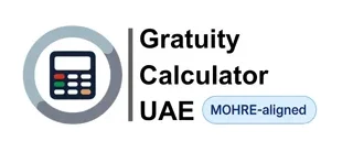 Gratuity Calculator UAE logo – MOHRE-aligned online end-of-service calculator